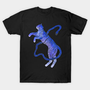 Blue beautiful tiger T-Shirt